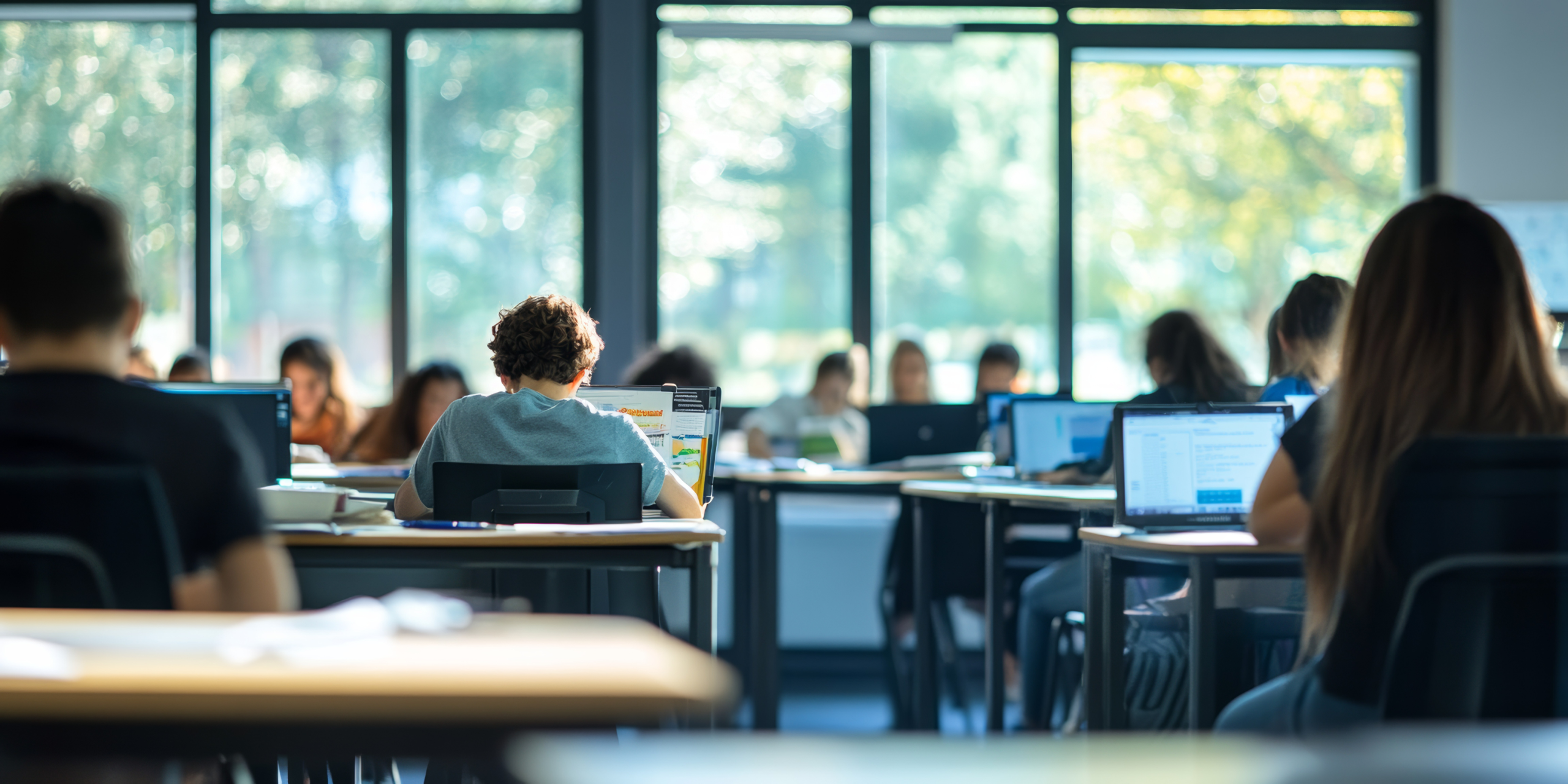 Students engaged in learning